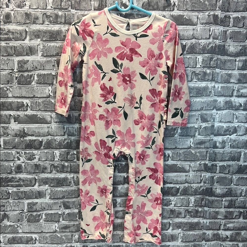 Burt's‎ Bees Pink girl's romper